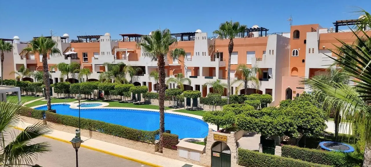 Apartamentos Paraiso Vera Playa: Beachfront Garden Retreat with Private Pool Playas de Vera