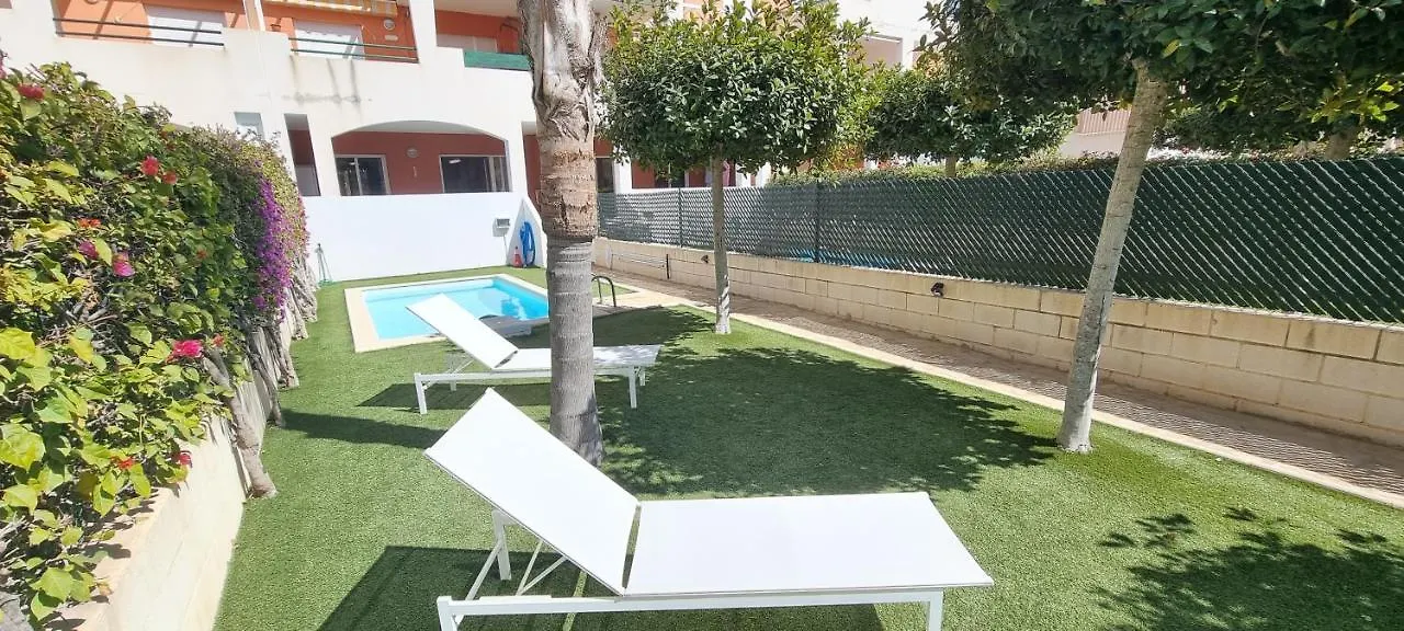 Apartamentos Paraiso Vera Playa: Beachfront Garden Retreat with Private Pool Playas de Vera Apartment