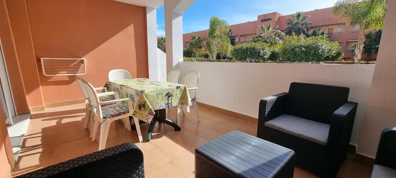 Apartment Apartamentos Paraiso Vera Playa: Beachfront Garden Retreat with Private Pool Playas de Vera Spain