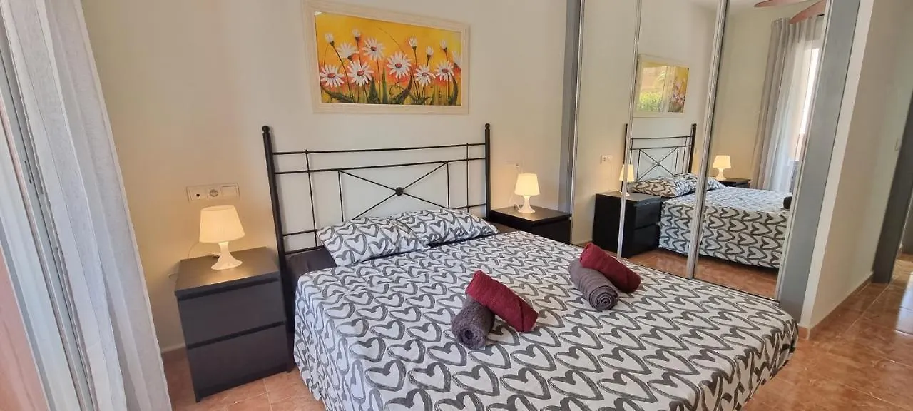 Apartamentos Paraiso Vera Playa: Beachfront Garden Retreat with Private Pool Playas de Vera