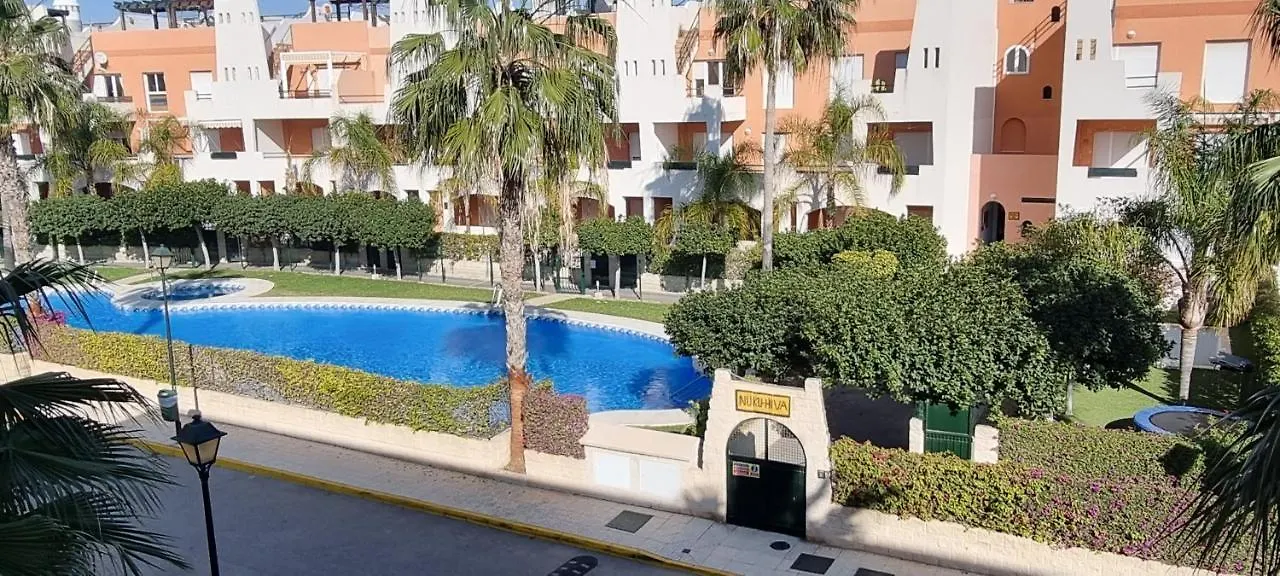 Apartment Apartamentos Paraiso Vera Playa: Beachfront Garden Retreat with Private Pool Playas de Vera