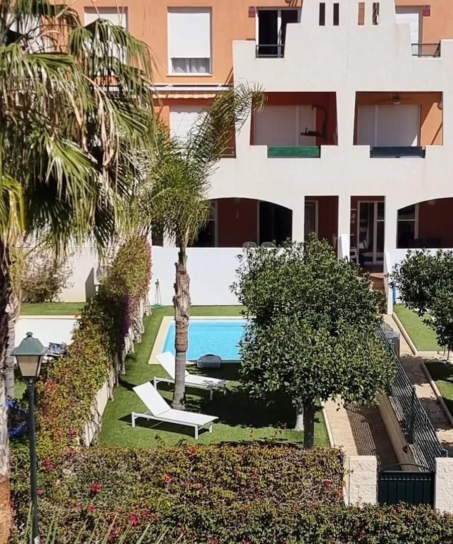 Apartamentos Paraiso Vera Playa: Beachfront Garden Retreat with Private Pool Playas de Vera